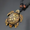 Mix ordre Mix style Mode hommes femme Imitation Yak Os Sculpté Chanceux Surf Tortues De Mer Pendentifs Collier 30 pcs/lot