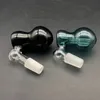 ASD多機能ガラス喫煙ボールアッシュキャッチャーとバブラーカラバッシュパーコレーター2つの関節サイズガラスバブラーホーカー