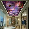 Galaxy 3d السقف كبير جدارية خلفيات غرفة المعيشة خلفيات اللوحة تلفزيون خلفية 3d خلفيات للجدران
