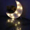 Decoratieve LED Crescent Moon Night Lights Markquee Tekens voor Baby Nursery Kids Decorations Gifts voor kinderen