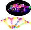 Gorąca Sprzedaż 2200 sztuk Darmowe DHL Niesamowite LED Light Arrow Rocket Helikopter Latający Zabawki Led Light Flash Baby Zabawki Party Zabawa Prezent Xmas SN675