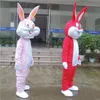 2018 High quality adult customized rabbit bunny mascot costumes fancy dress gift for kid's birthday good quality