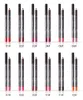 Pudaier 12 couleurs ensemble Sexy mat rouge à lèvres Lipliner crayon à lèvres mat Lipsliner stylo ensemble beauté outil de maquillage naturel cosmétique 1612776