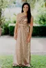 Long Sequin One Shoulder Bridesmaid Dress Werbowy A Line Pleated Formal Dresses Under HY254