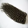 Clipe em extensões de cabelo 100g clipe em extensão de cabelo afro clipe brasileiro em extensões de cabelo humano cabeça completa 9 pcs / set 100g