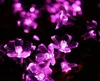 Arbre de fleurs de cerisier artificiel, lumière de noël, 1248 pièces, ampoules LED, 2m/6,5 pieds de hauteur, 110/220VAC, étanche à la pluie, utilisation en extérieur