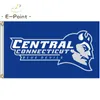 NCAA Central Connecticut Blue Devils Flag 3 * 5ft (90cm * 150cm) 폴리 에스테르 깃발 배너 장식 플라잉 홈 가든 플래그 축제 선물