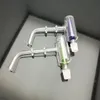 Nytt rökrör Mini Hosah Glass Bongs Färgglada metallform Double Layer Filter Walkway