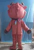 High quality hot the head a thin red rhinoceros mascot costume for adult to wear