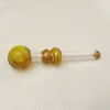 glass oil burner pipes 4.7 inch colored mini smoking pipes handle pipes high quality Oil Burners