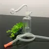 Tuyaux de fumée Narguilé Bong Verre Rig Huile Eau Bongs Tube carré mini bouteille de narguilé en verre