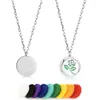 Sale 25mm Aromatherapy Essential Oil 316L Stainless Steel Diffuser Pendant Necklace With 24 Inch Chain And 10 Felt Pads