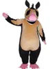 2018 High quality hot a black mouse mascot costume with brown belly for adult to wear