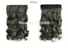 Coiffures Chignons Élégantes Avec Clip Dans Les Extensions Synthétiques 5 Clips En Une Seule Pièce Bouclés Ondulés Résistant À La Chaleur Postiche Cheveux Naturels