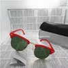 Yüksek kaliteli moda güneş gözlüğü kadın erkekler güneş gözlüğü UV400 koruma gözlük çemberi 51mm yuvarlak çerçeve spor retro sürücü gözlükleri w8566121