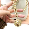 Lion head pendant waist chain Multilayer Waist Belt Chain Long Tassel Coin Pendant Harness Belly Chains for Women Waistbands Body Jewelry