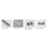 50 X 1M sets/lot Surface mounted led profile light and ultra slim 8mm wide alu channel extrusion for wall or ceiling lights