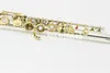 MARGEWATE Flute FL-412 Curved Heads Flutes Silver Plated Gold Lacquer Key 16/17 Holes Open Closed C Key Brand Flute With Case