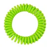 Anti-moustique Élastique Répulsif Bracelet Été 7 couleurs Huiles Végétales Naturelles Téléphone Sangle Élastique Main Anneau Bracelet Livraison gratuite