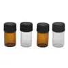 Ny Snuff Mini Glasflaska Pulverflaska Vax Herb Storage Förvaring Förpackning Piller Box Container Portable Rökrörsverktyg Flera användningsområden