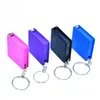 Mini Square practical tape measure key chain ring fob holder gift tape measure