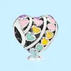 MOQ 20 pz Perline di Fascino Bella Bot Arcobaleno Nuvola amore cuore Ape Ciondolo Apple Bead Charm Fit per Braccialetto Braccialetto Gioielli FAI DA TE