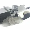 Edelstahl-Räucherpfeifensiebe mit 20-mm-Splitterfilter für Glasbong-Schüssel, Trockenkräuter-Tabakhalter, 5 Stück/Set