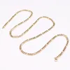 18-28 ''zilver goud zwart kies 5 stks veel in bulk goud roestvrij staal NK Chain link ketting sieraden voor vrouwen mannen gi212V