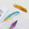 30pcs Segnalibro di carta piuma colorata Segnalibro creativo Segnalibro Kawaii carino per forniture scolastiche per ufficio di cancelleria regalo per ragazze