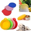 Silicone Sealed Food Can Lid for Puppy Dog Cat Storage Top Cap Reusable Cover Lid Health Pet Daily Products