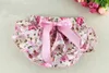 baby girls nice stain floral PP pants toddler ruffle panties briefs diaper cover children panties flowers panties brief