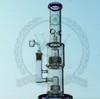 Bong in vetro Hitman Grace! Pipa per acqua in vetro rosa, bong per acqua in vetro, riciclatore alto, dab rig, percolatori Purple Matrix con giunto da 18 mm