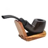 Smoking Pipe Tobacco Wooden Pipe with 7 Kinds smoking accessories Cleaning Rob Metal Screen Smoke Filter Tips Plastic Pipes Stand6339347