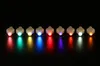 Mini-papier lantaarn opknoping led decoratie bloemen licht met lijn voor bloem bruiloft decoratie 10cs / lot