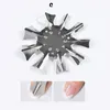 خط القاطع الخط الفرنسي القاطع القطع الطرف الفرنسي نصائح تصميم لوحة العفن Multisize Manicure Nail Art Att Tool Tool Stainless Steel5187540