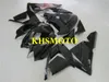 Injektionsform Motorcykel Fairing Kit för Kawasaki Ninja ZX10R 04 05 ZX 10R 2004 2005 ABS Alla Gloss Black Fairings Set + Presenter KM14