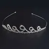 Girls Crowns With Rhinestones Wedding Jewelry Bridal Headpieces Birthday Party Performance Pageant Crystal Tiaras Wedding Accessories #BW-T043