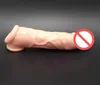 Cockers en silicone Sleeve Cock avec bague Scrotum Penis Extender Agrandir 1cm, augmenter 4cm, artefacts sexuels jouets sexuels pour hommes