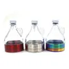 Volcanee Wholesale Grinder Metal Aluminium Metal Funnel Herb Grinder 63mm 3ピースタバコグラインダーハーブスパイスクラッシャーハンドクラッカーMuller