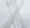 Trou de ceinture de tuyau d'aspiration en verre fait à la main résistant à la chaleur Long 10 cm de diamètre 8 cm, conduites d'eau en verre en gros, raccords de tuyauterie en verre