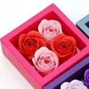 Bouquet regalo creativo per San Valentino Saponi realistici Testa di fiore di rosa per fiori di sapone da bagno Alta qualità 5 5ms BB