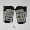 Wenn Sie dies lesen können, bringen Sie mir ein Glas Weinbiersocken Unisex -Gewinnensocken Modebrief Weihnachtsmisch -Farbsocken