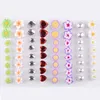 8pcs 8 Colors Single Design Toe Separators Finger Spacer For Nail Art Tools Manicure Pedicure Flexible Soft Toe Separator