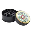 3D Metal Tobacco Smoking Herb Grinder 50mm 3 Layers Camouflage With Magentic With Scraper Smoking Filter Accessories HH71375 02661648636