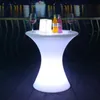 Usine LED chaise de bar en plastique tabouret table d'éclairage chaise multi couleur changeante chaise de table lumineuse livraison gratuite