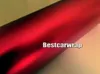 Dark Red Frozen satin chrome Vinyl Car Wrap Film with air bubble Free high stretch Luxury Car wrap film coating foil size 1.52x20m/ 5x67ft