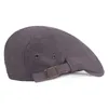 Loisirs britanniques hommes béret laine feutre gavroche casquettes solide européen US casquette Cabbie conduite Casquette avant chapeaux pour homme