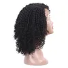 Parrucche anteriori in pizzo sintetico corto da 14 pollici parrucca riccia crespa per capelli per parrucche afroamericane nere naturelle Cosplay