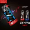 Tenga Air-Tech Twist Male Masturbator Reusable Vacuum Cup Sexleksaker för män Vagina Real Pussy Sex Produkter Japan Original S919