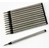 10 قطعة / الوحدة جودة عالية الأسود 0.7 ملليمتر حبر القلم الغيارات لطيفة الأقلام الرول الكرة القلم القرطاسية الكتابة السلس القلم الملحقات